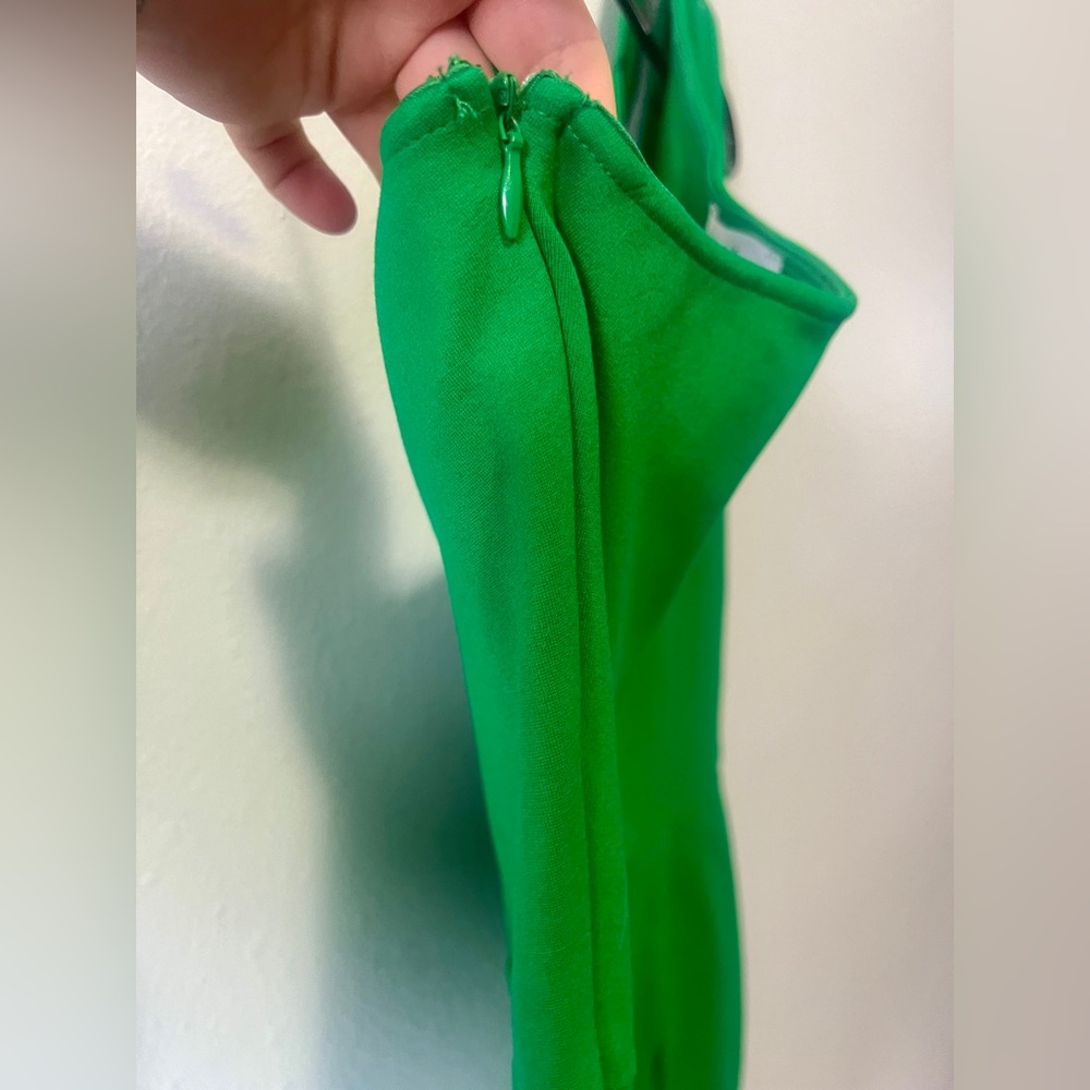 Superdown Nava Clover Green One Shoulder Mini Bodycon Dress - Small - Picture 9 of 11